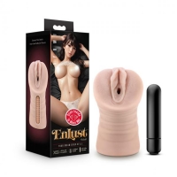 Enlust Ayumi Vibrating Stroker - Beige