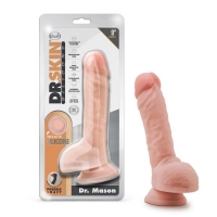 Dr. Skin Dr. Mason 9in Dildo W/ Suction Vanilla