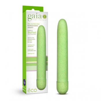 Gaia Biodegradable Vibrator Eco Green