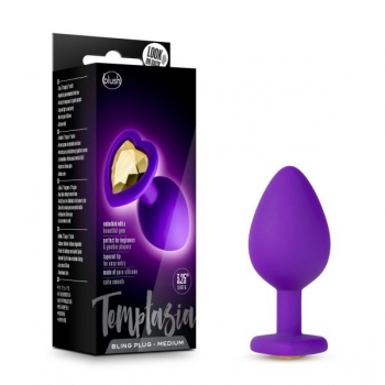 Temptasia Bling Plug - Medium Purple