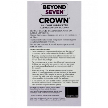 Crown Super Thin Sensitive Latex Condoms 12 Pack