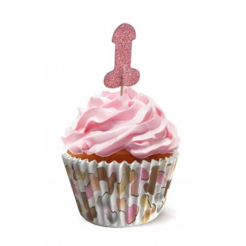 Glitterati Penis Party Cupcake Set