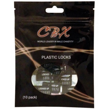 Chastity 10 Pack One Time Use Plastic Locks