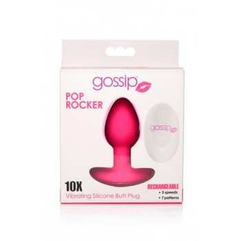 Gossip 10x Pop Rockers Plug W/ Remote Magenta