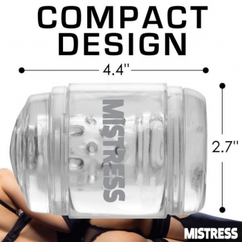 Mistress Double Shot Ass & Mouth Stroker Clear