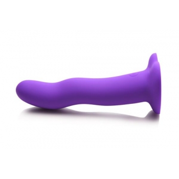 Simply Sweet Vibrating Wavy Silicone Dildo W/ Remote