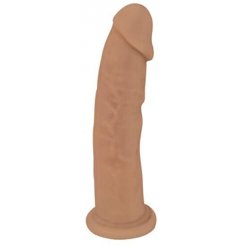 Fleshstixxx 6 Inches Silicone Dildo No Balls Latte