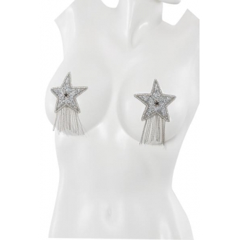 Pasties Metallic Star with Chain Tassels