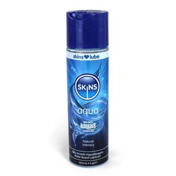 Skins Aqua Water-Based Personal Lubricant 4.4 Oz