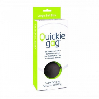 Quickie Ball Gag Black Large