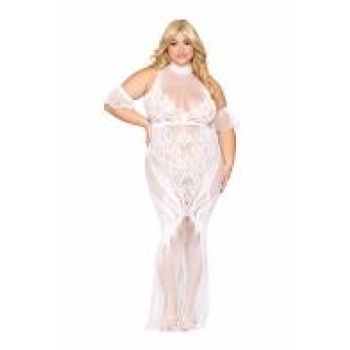 Bodystocking Gown - White