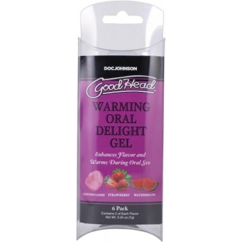 Goodhead Warming Oral Delight Gel 6 Pack