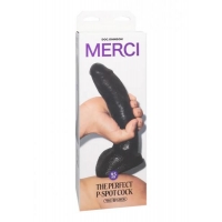 Merci Perfect P-Spot Cock in Black