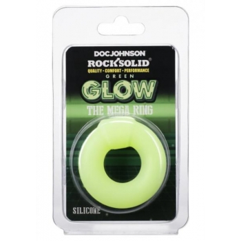 Rock Solid Mega Ring Green Glow