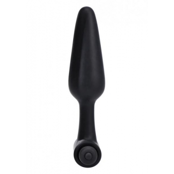 In A Bag Vibrating Butt Plug - 5 Inches Black