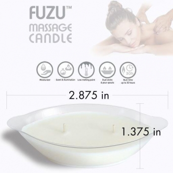 Fuzu Eucalyptus Calm Massage Candle - 4 Oz