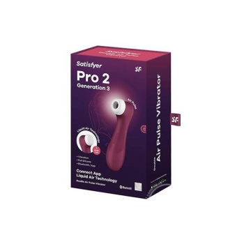 Satisfyer Pro 2 Generation 3 W/ App Wine Red