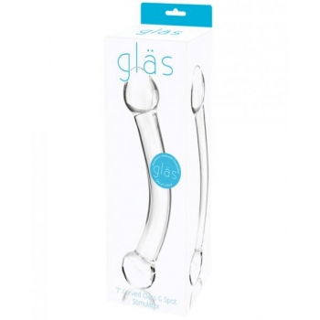 Glas Curved Glass G-Spot Stimulator - 7 Inches