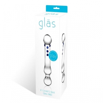 Curved G-Spot Glass Dildo: Handcrafted Elegance