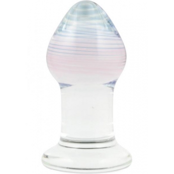 Glas Amethyst Rain Glass Butt Plug