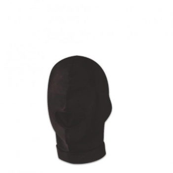 Lux Fetish Open Mouth Stretch Hood - Black O/S