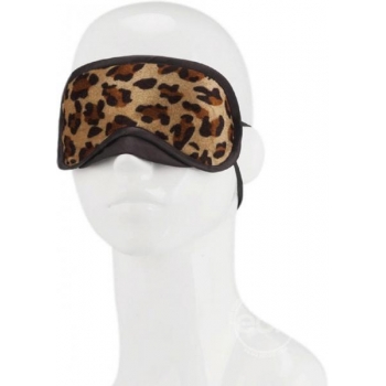 Lux Fetish Peek-a-boo Love Mask Leopard