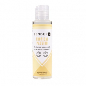 Gender X Tropical Passion Flavored Lube - 4 Oz