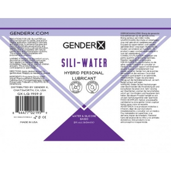 Gender X Sili-water - 2 Oz