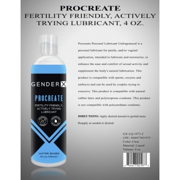 Gender X Procreate 4 Oz