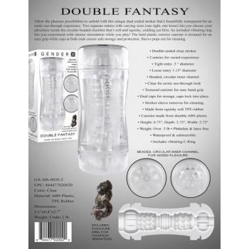 Gender X Double Fantasy Male Masturbation Device