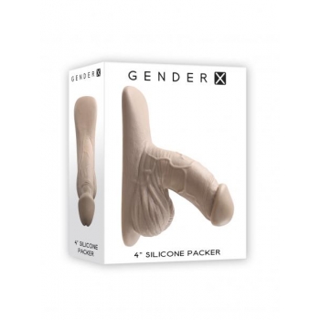 Gender X 4in Silicone Packer - Light Skin Tone