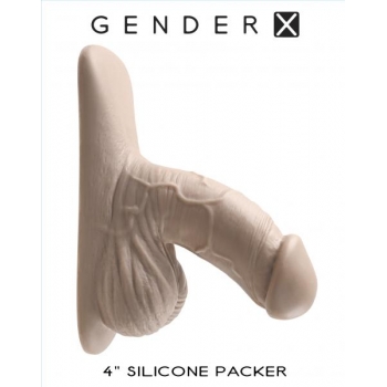 Gender X 4in Silicone Packer - Light Skin Tone