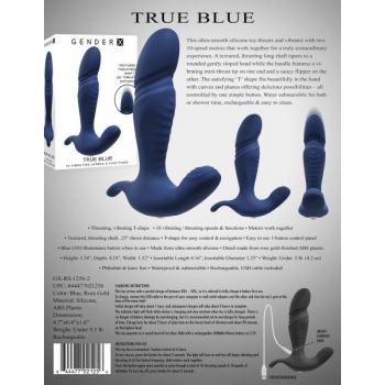 Evolved Novelties Gender X True Blue Prostate Stimulator