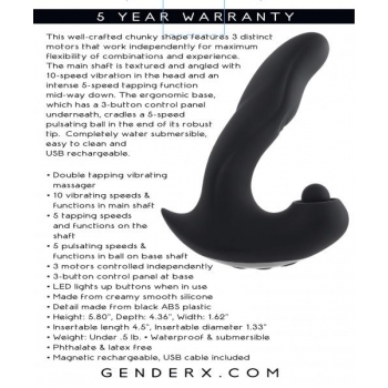 Gender X Mad Tapper Tapping & Pulsating Massager