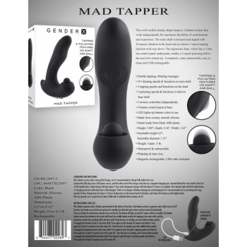 Gender X Mad Tapper Tapping & Pulsating Massager