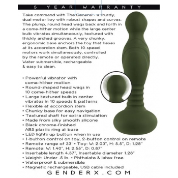 Gender X The General - Prostate Massager