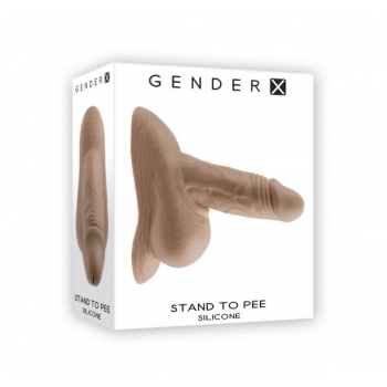 Gender X Stand To Pee - Medium Skin Tone Silicone