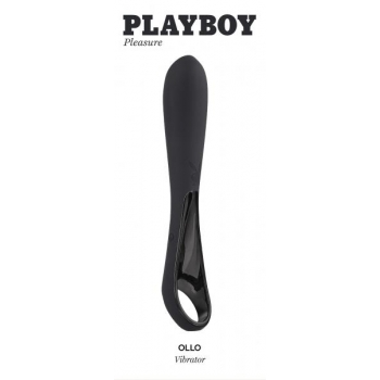 Playboy Ollo Black Vibrator - Evolved Novelties