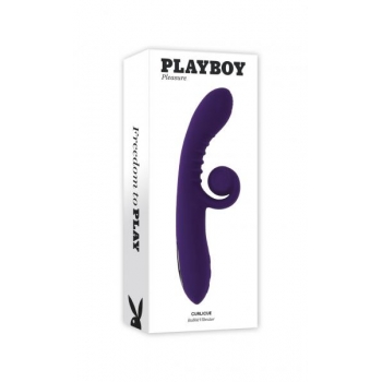 Playboy Curlicue Rabbit Vibrator - Evolved Novelties