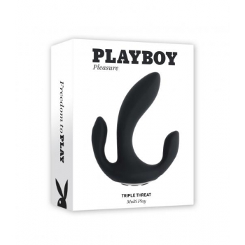 Playboy Triple Threat - Multi-Function Vibrator