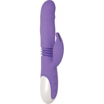 Thick & Thrust Bunny: Purple Rabbit Vibrator