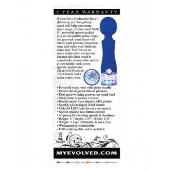 Dazzle Blue Body Wand Massager