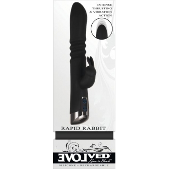 Evolved Rapid Rabbit - Black Vibrator