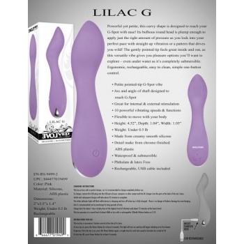 Evolved Lilac G Vibrator: Powerful G-Spot Stimulation