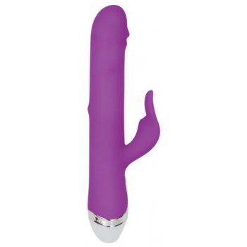 Dancing Pearl Rabbit Vibrator in Purple