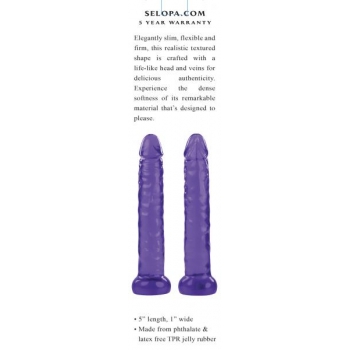 Selopa Simplicity Purple Realistic Dildo