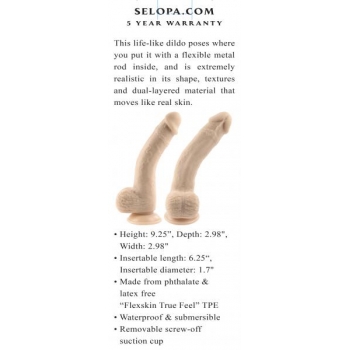 Selopa Natural Feel Flexskin Dildo - Pleasurable Realism