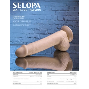 Selopa Natural Feel Flexskin Dildo - Pleasurable Realism