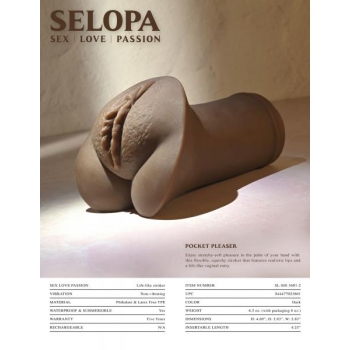 Selopa Pocket Pleaser Dark Stroker