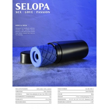 Selopa Hide & Seek Hand Held Stroker